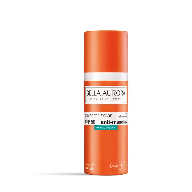 Bella Aurora Protection solaire anti-taches SPF50. Peau mixte/grasse