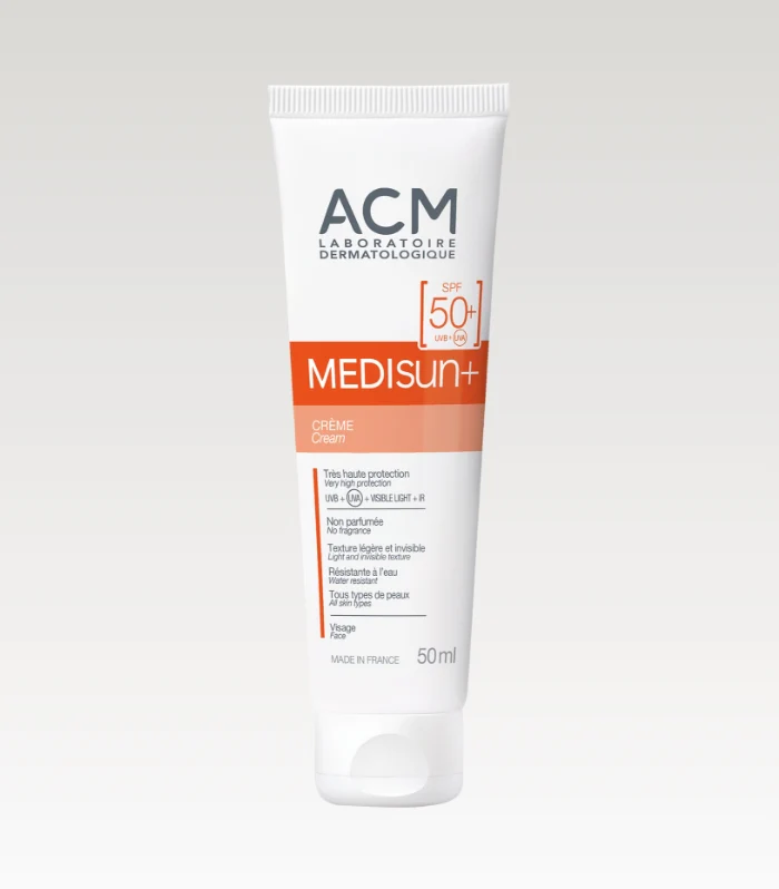 ACM MEDISUN CREME – SPF 50+ Crème solaire invisible 40mL