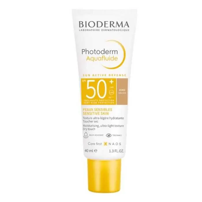 bioderma photoderm aquafluide spf 50 teinte doree