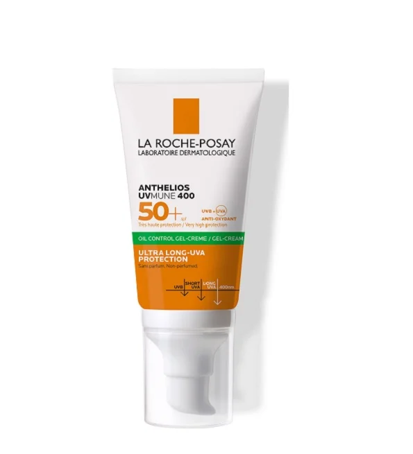 La Roche Posay Anthelios UVMUNE400 Oil Control Invisible SPF50+ Peau Mixte à Grasse Acnéique | 50ml