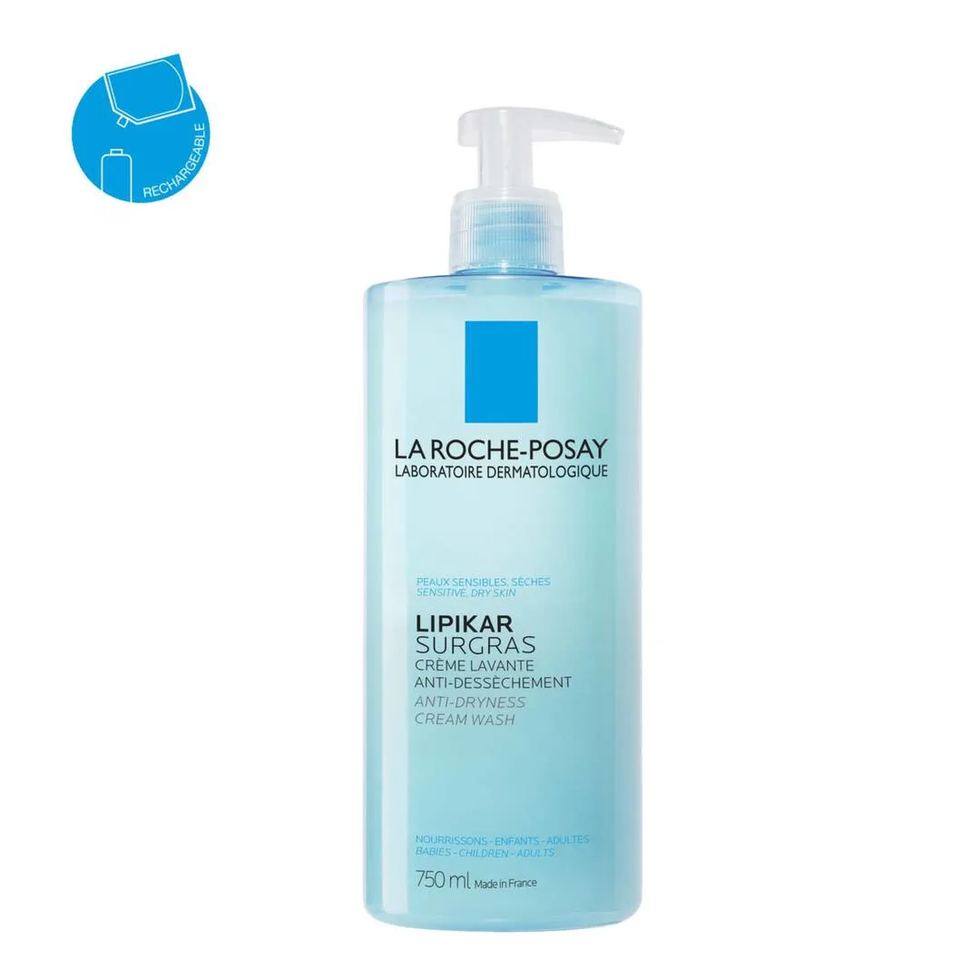 La Roche Posay Lipikar Surgras Crème Lavante Peau Sensible et Sèche