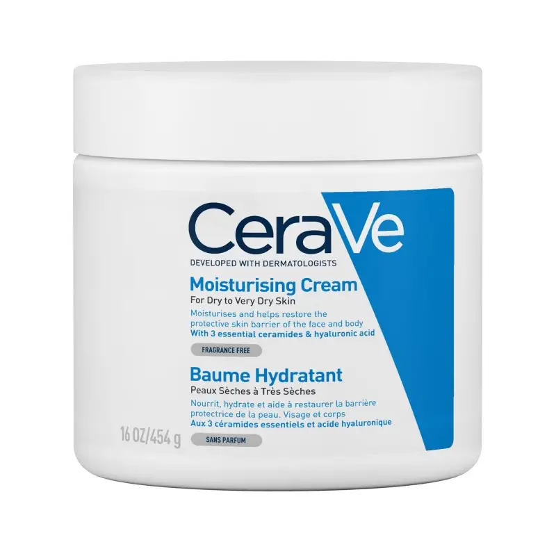 CeraVe Baume Hydratant Nourrissant Peau Sèche à Très Sèche | 454g Pompe
