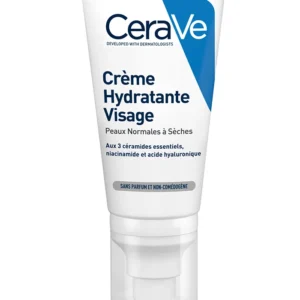 CeraVe Crème Hydratante Visage SPF25 Peau Normale à Sèche 52ml