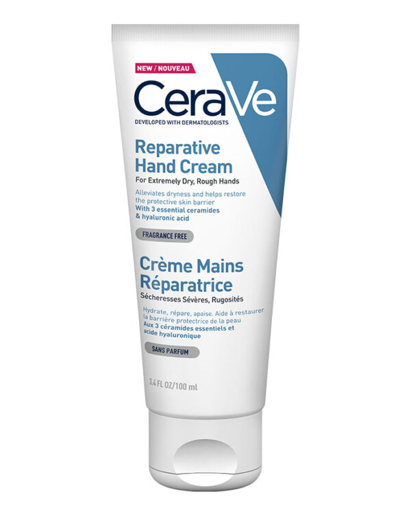 CeraVe Crème Réparatrice Mains Sèches et Abîmées | 100ml