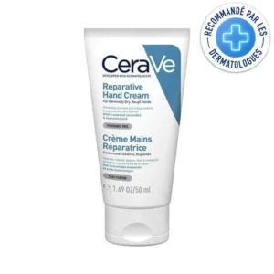 CeraVe Crème Réparatrice Mains Sèches et Abîmées | 50ml