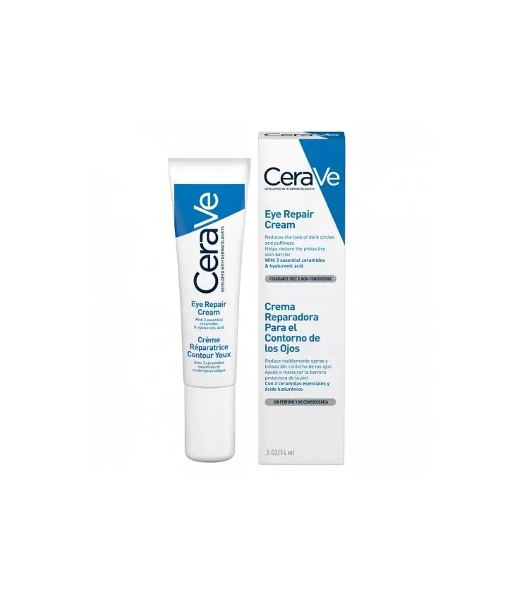 CeraVe Creme Reparatrice Yeux Anti-Cernes et Anti-Poches | 14ml