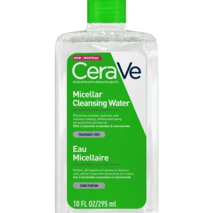 CeraVe Eau Micellaire Démaquillante Hydratante Peau Normale à Sèche | 295ml