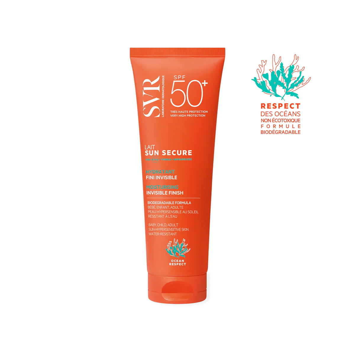 Svr sun secure lait biodegradable spf50+ 250ml