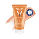 Vichy Capital Soleil BB Émulsion Toucher Sec Teintée SPF50 Peau Sensible Mixte à Grasse | 50ml