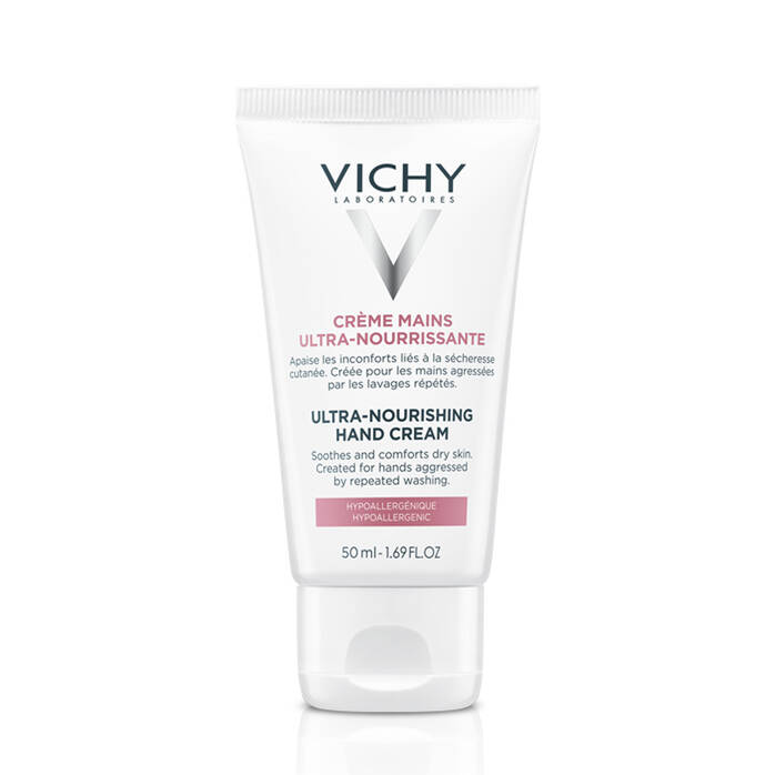 Vichy Crème Mains Ultra-Nourrissante Mains Desséchées et Agressées | 50ml