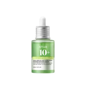 ANUA 10+AZELAIC ACID 10 HYALURON REDNESS SOOTHING SERUM 30 ML