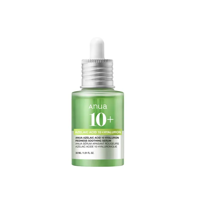 ANUA 10+AZELAIC ACID 10 HYALURON REDNESS SOOTHING SERUM 30 ML