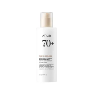 ANUA 70+ CERAMIDE LAIT HYDRATANT INTENSE AU RIZ 150 ML