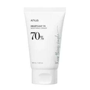 ANUA HEARTLEAF 70 SOOTHING CREAM 100ML