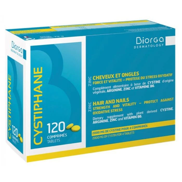 Biorga Cystiphane Cheveux Et Ongles – 120 Comprimés