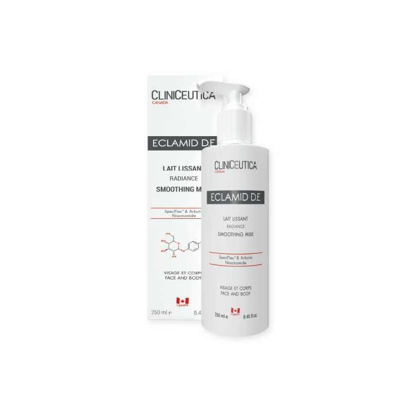 CLINICEUTICA Eclamid D.E Lait Lissant 250ml Lait Corps Éclaircissant Hydratant