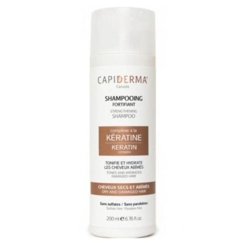 Capiderma Shampoing Fortifiant-Clarifiant à La Kératine 200ml