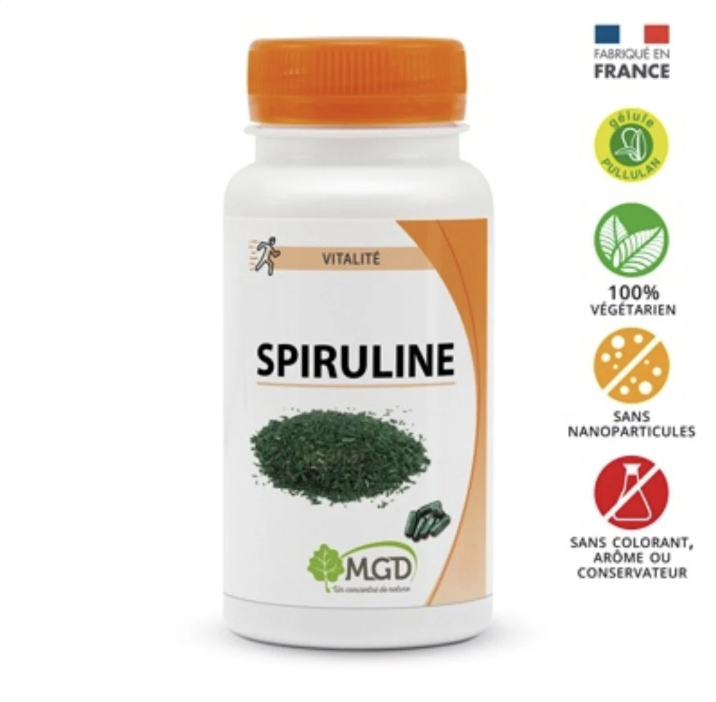 MGD NATURE – Vitalité Spiruline – 200 Comprimés
