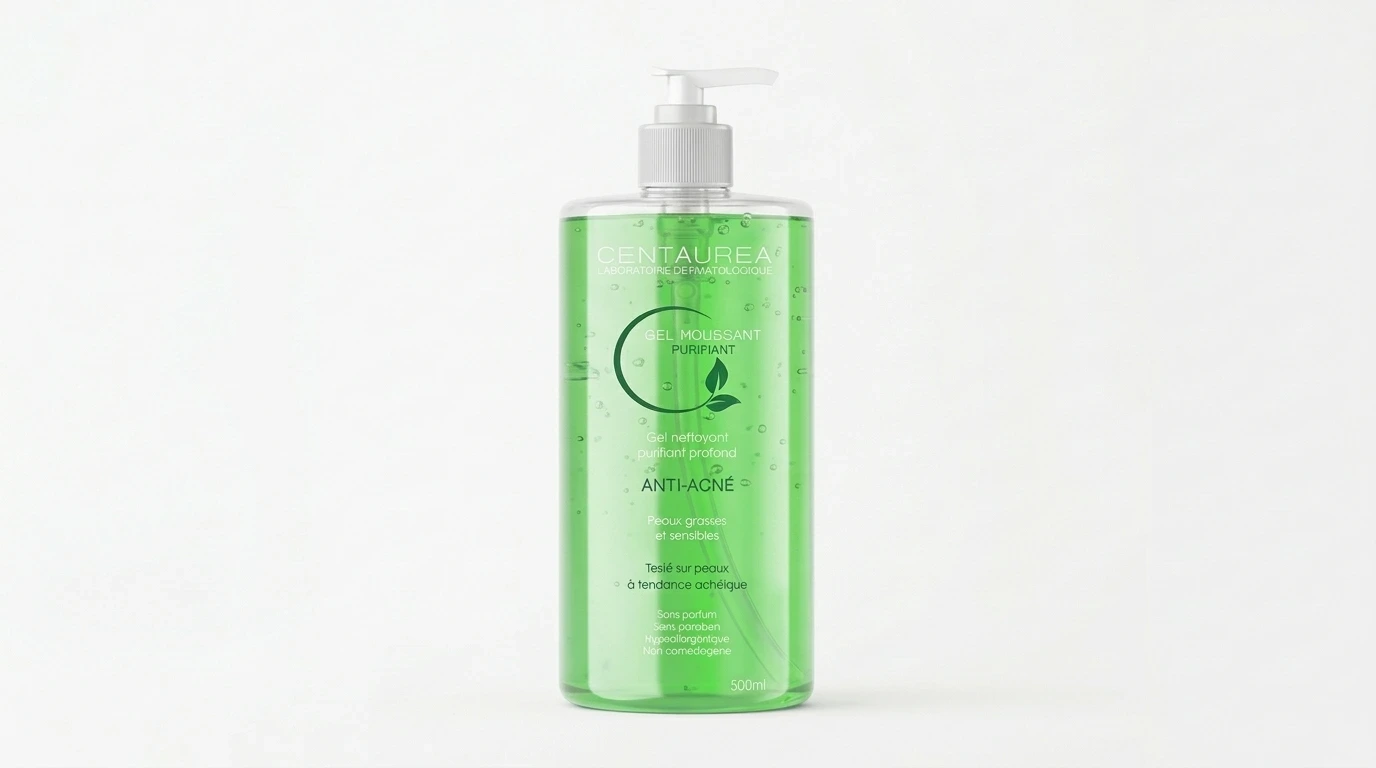 Centaurea Gel Moussant Purifiant Anti-Acné 500ml
