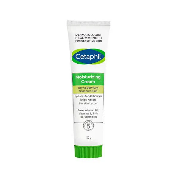 Cetaphil Crème Hydratante Hydratation 48h Peaux Sensibles Sèches 50G