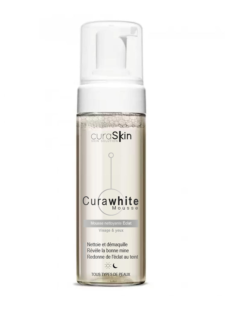 Curaskin Curawhite Mousse Nettoyant Eclat 150ml