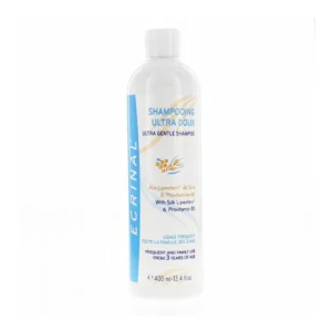 ECRINAL Shampooing Ultra Doux 400ml Usage Fréquent Toute Famille Cheveux Délicats