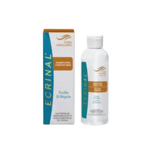 ECRINAL Soins Capillaires Shampooing Cheveux Gras 220ml Séborégulateur Purifiant Matifiant