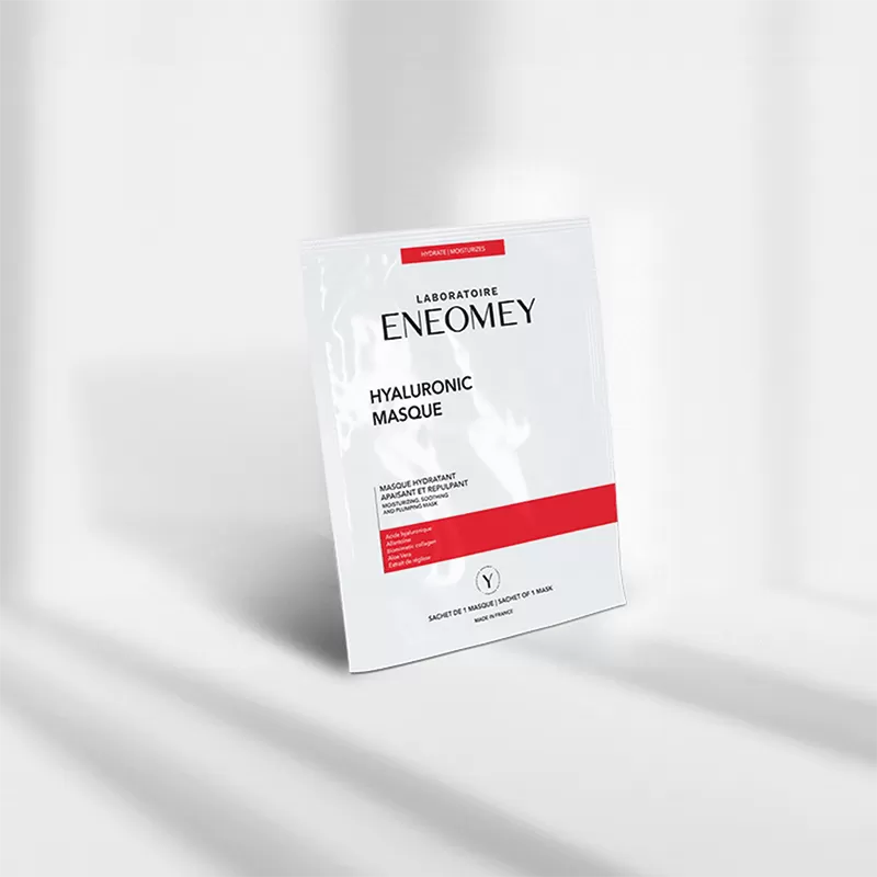 ENEOMEY Hyaluronic Masque Hydratant Apaisant 1 Pièce Acide Hyaluronique Repulpant Confort