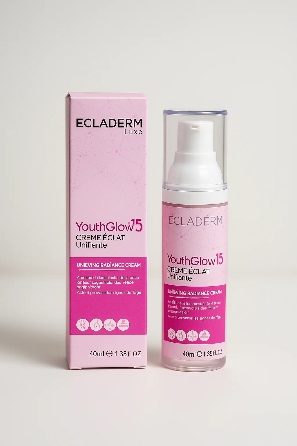 Ecladerm Youth Glow Crème Éclat Unifiante 40mL