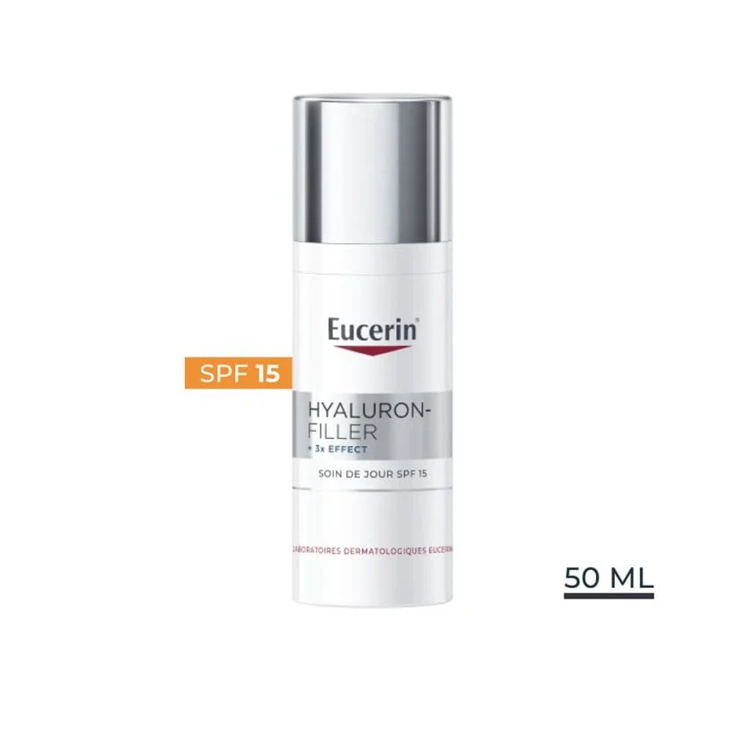 Eucerin HYALURON-FILLER + 3x EFFECT Soin de Jour Peau Normale à Mixte SPF 15 50ml