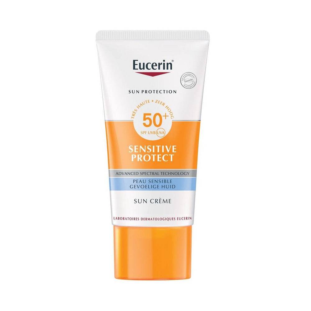 Eucerin Sun PROTECTION SPF50+ Sensitive Protect Crème Solaire 50ml - Très Haute Protection
