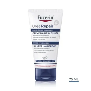 Eucerin UreaRepair PLUS Crème Mains 5% d'Urée 75ml - Soin Intensif Mains Sèches