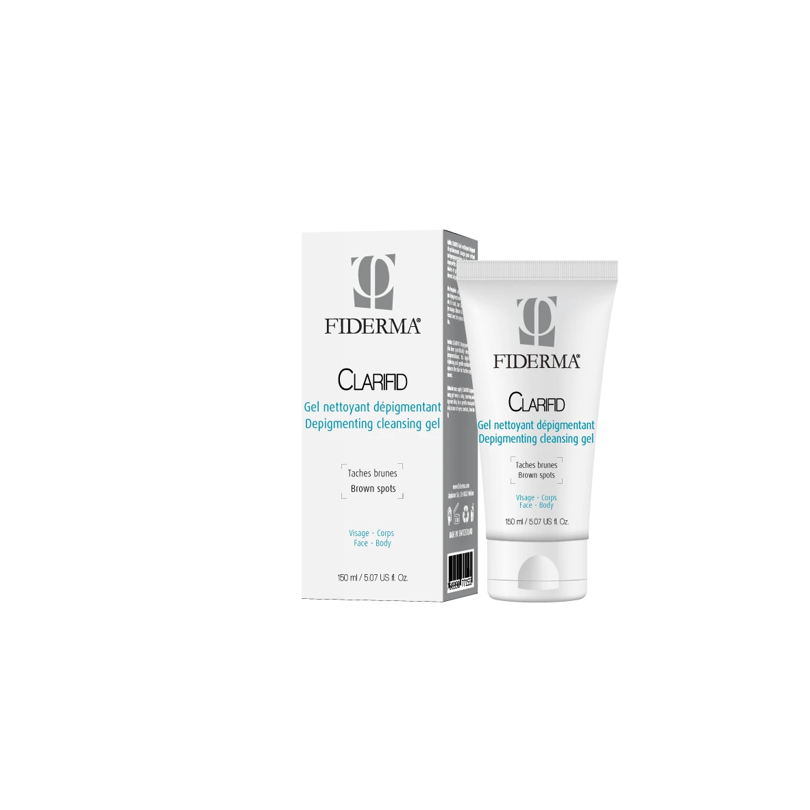 FIDERMA Clarifid Nettoyant Dépigmentant Taches Brunes 150ml