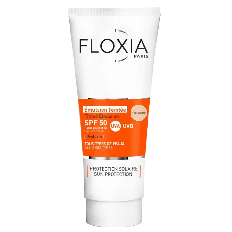 FLOXIA – Protexio Emulsion Teinte Porcelaine SPF50+ – 50ml