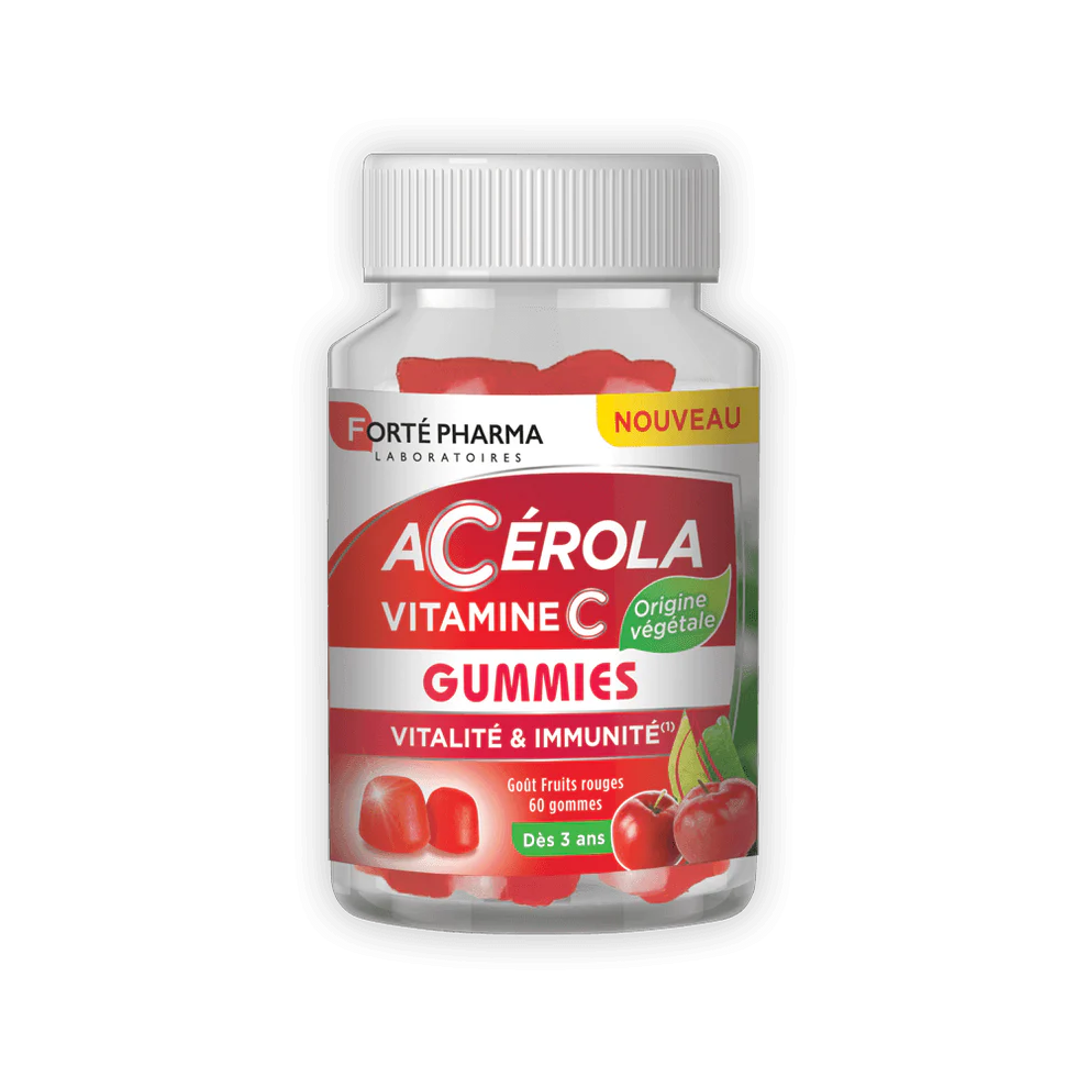 FORTÉ PHARMA – Acérola Vitamine C Vitalité Immunité – 60 Gummies