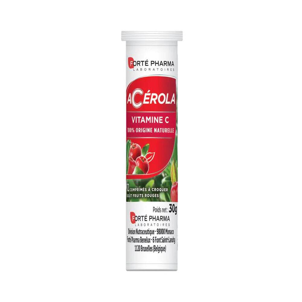 FORTÉ PHARMA – Acérola Vitamine C – 12 comprimés