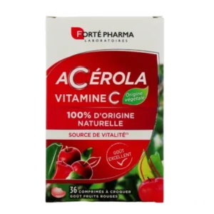 FORTÉ PHARMA – Acérola Vitamine C – 36 Comprimés