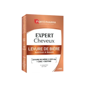 FORTÉ PHARMA – Expert Cheveux Levure De Bière Cheveux, Ongles Et Peau Fort Dosage 2000mg – 56 Comprimés