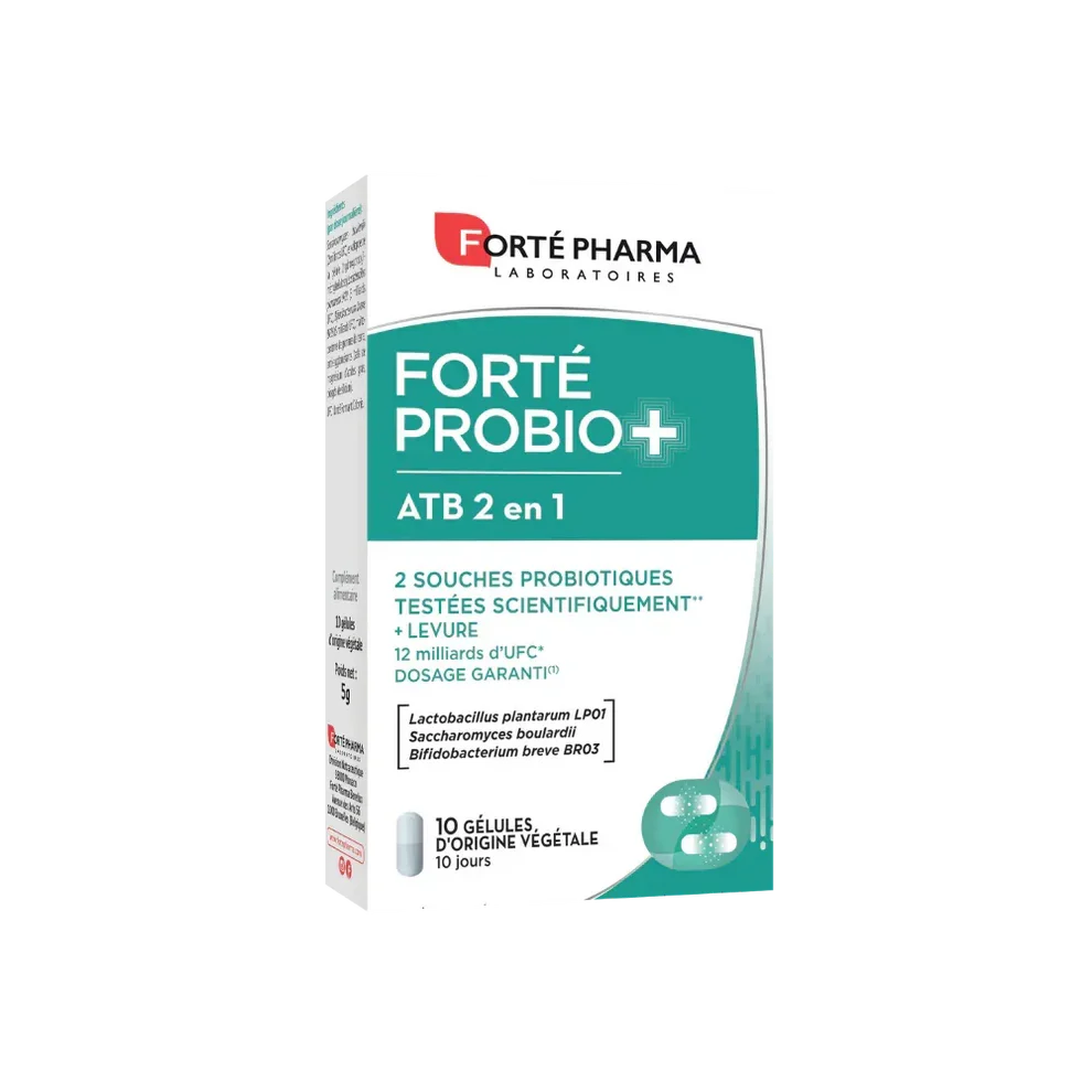 FORTÉ PHARMA – Fortébiotic+ Atb 2en1 – 10 Gélules
