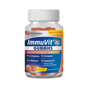 FORTÉ PHARMA – Immuvit’ 4g Gout Mandarine 30gommes