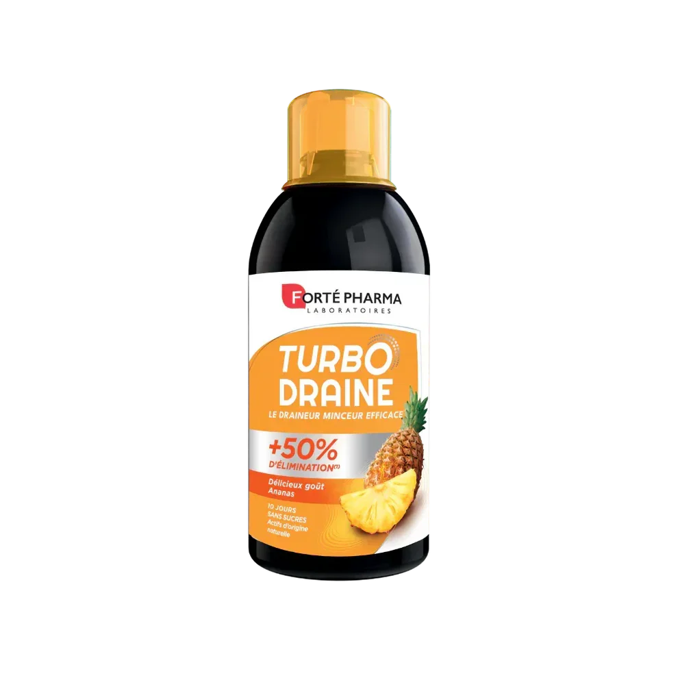 FORTÉ PHARMA – Turbo Draine Minceur Goût Ananas – 500ml