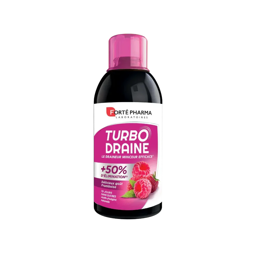 FORTÉ PHARMA – Turbo Draine Minceur Goût Framboise – 500ml