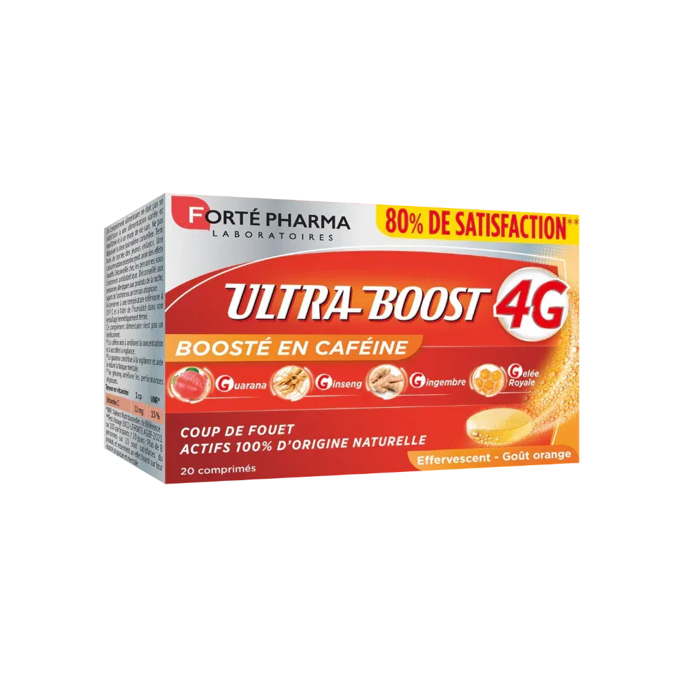 FORTÉ PHARMA – Ultra-boost 4g Booster En Caféine – 20 Comprimés