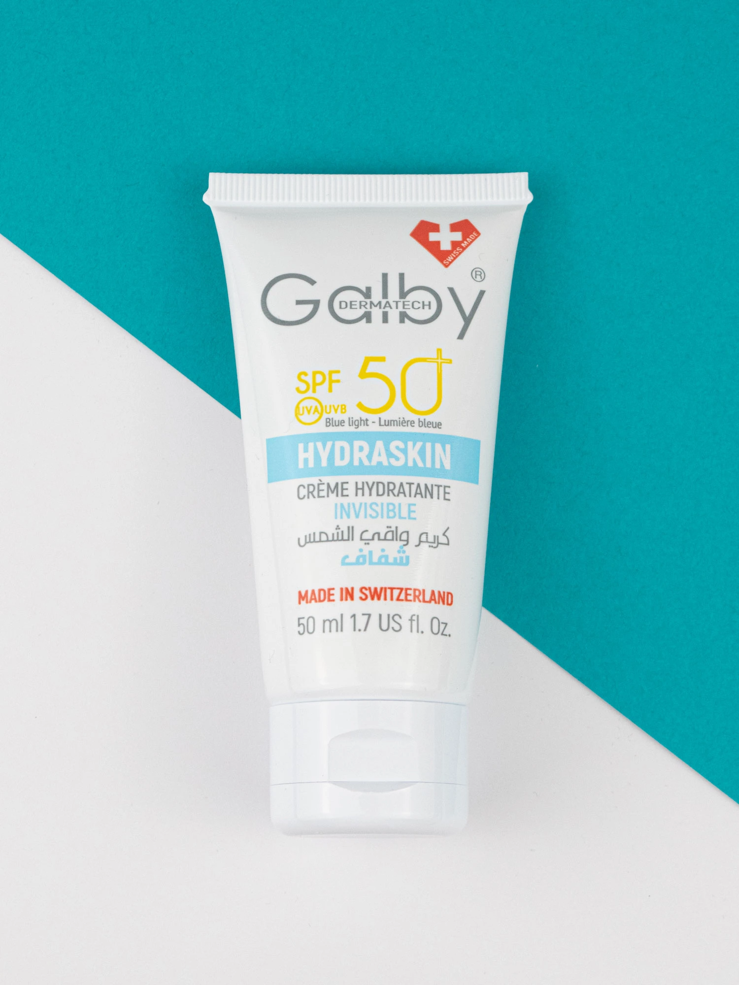 GALBY DERMATECH Hydraskin Crème Solaire Invisible SPF50+ – 50ml