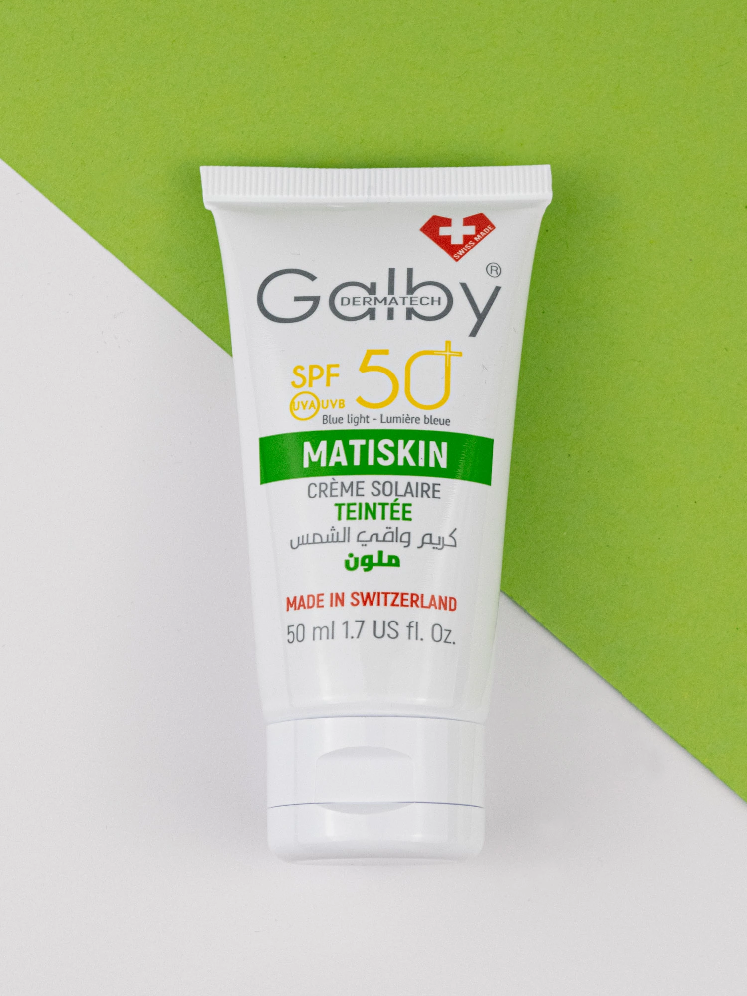 GALBY DERMATECH Matiskin Crème Solaire Teintée SPF50+ – 50ml