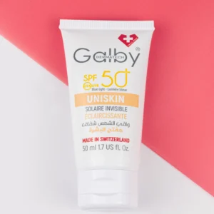 GALBY DERMATECH – Uniskin Solaire Invisible Eclaircissante SPF50+ – 50ml