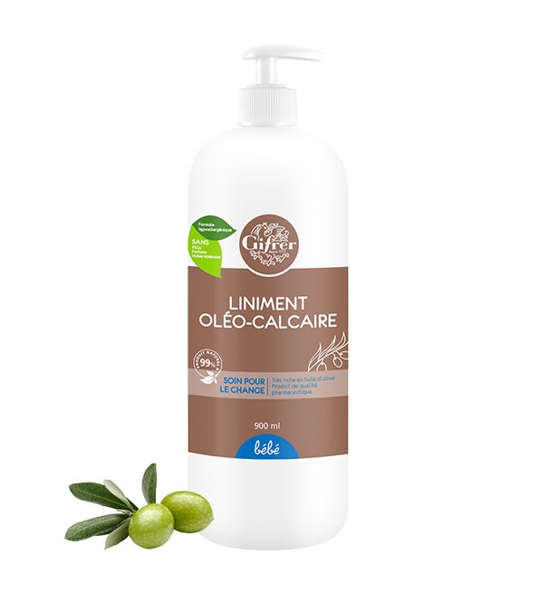 GIFRER – Bébé Liniment Oléo-calcaire Soin Pour Le Change – 900mL