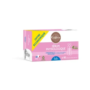 GIFRER – Bébé Sérum PHYSIOLOGIQUE Lavage Nasal Et Ophtalmique – 40x – 5ml