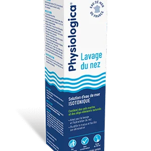 GIFRER – PHYSIOLOGICA Lavage Du Nez Solution D’eau De Mer Spray Isotonique – 100ml