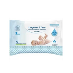 GILBERT – Lingettes À L’eau – 70u